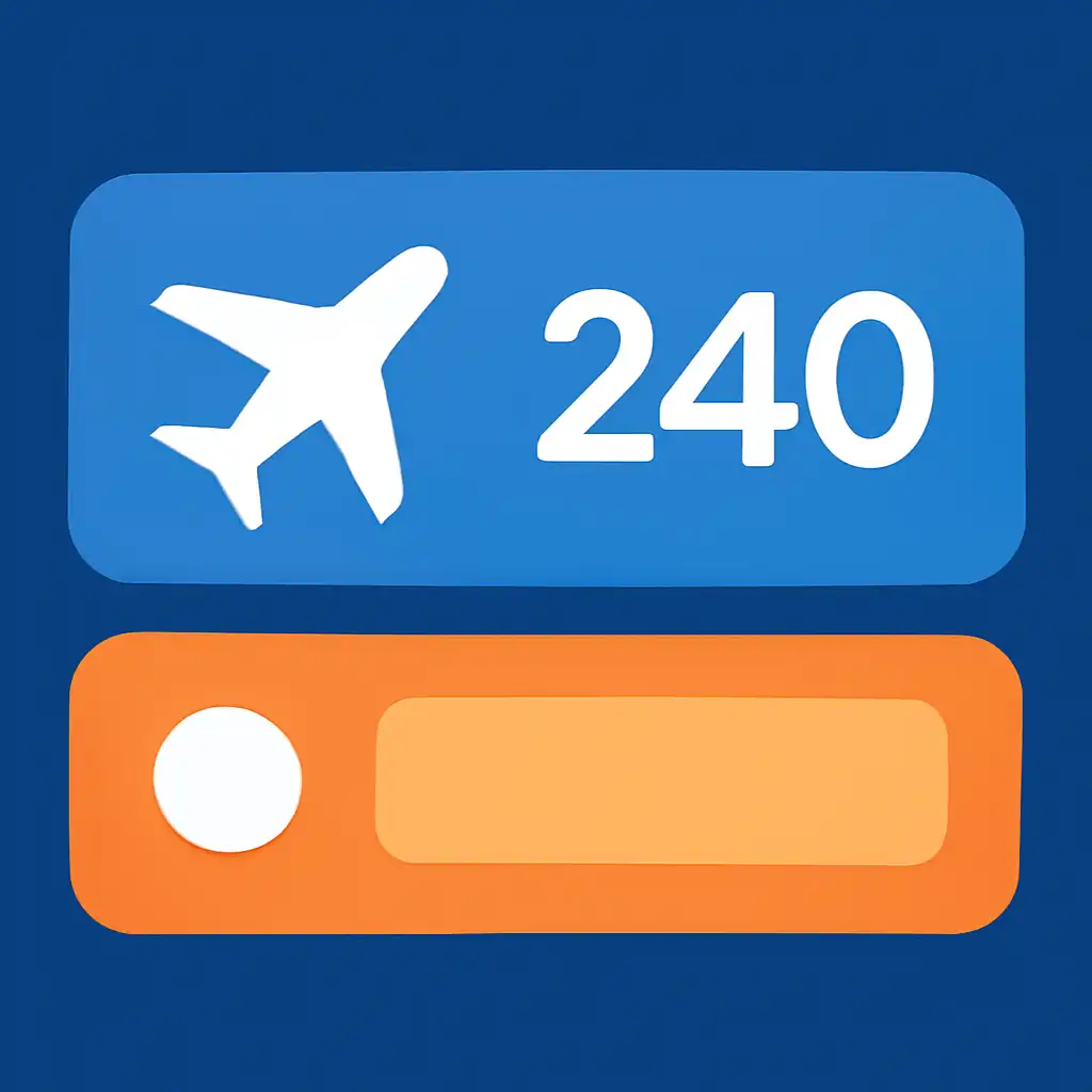 Close-up of button or form field for aviator predictor