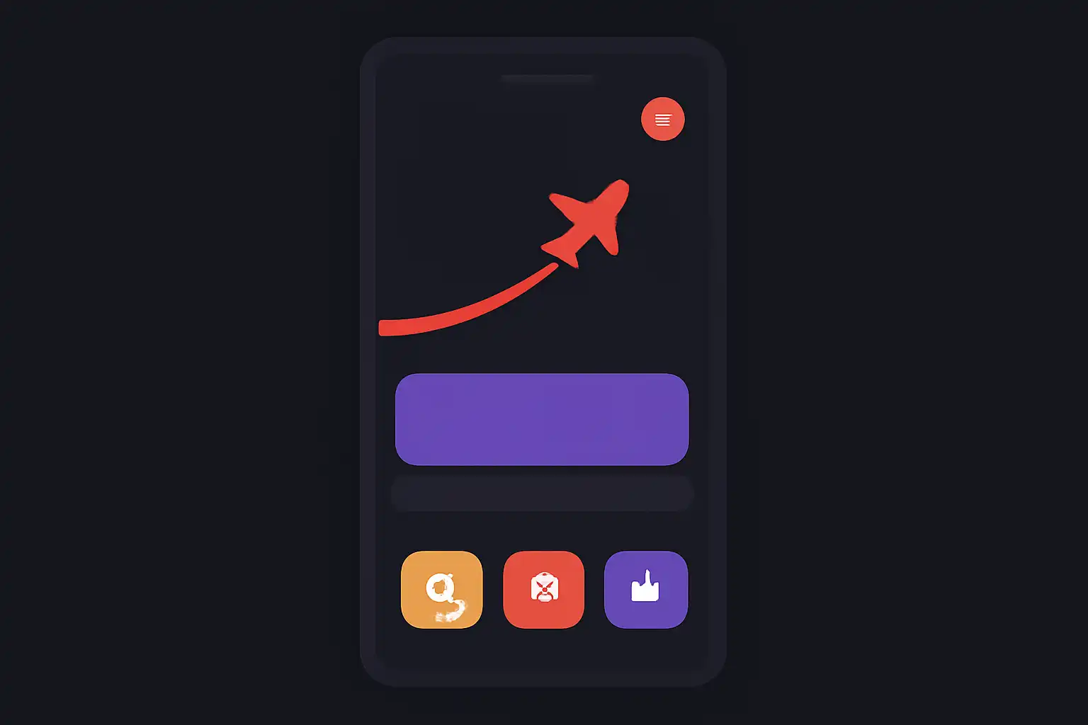 Detail screen: aviator game, mobile-first UI mockup, dark theme