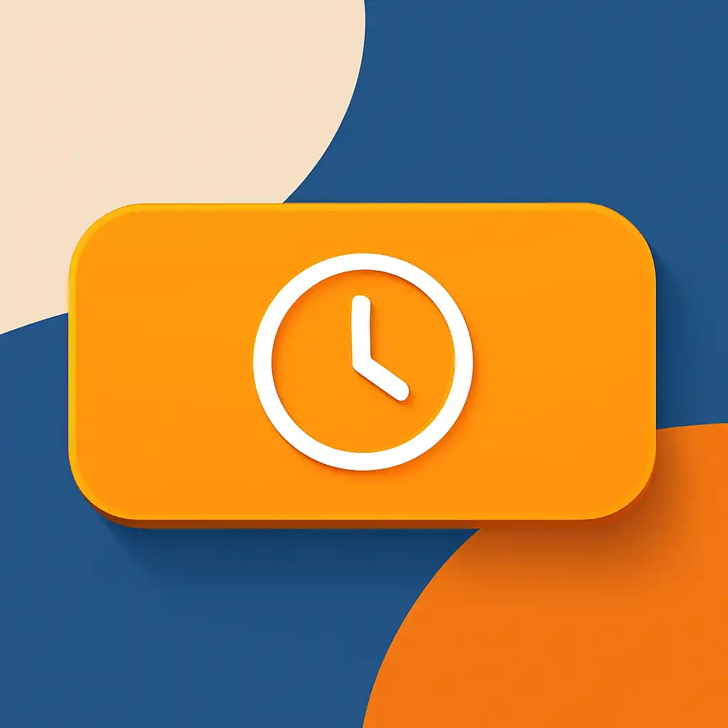 Close-up of button or form field for funky time