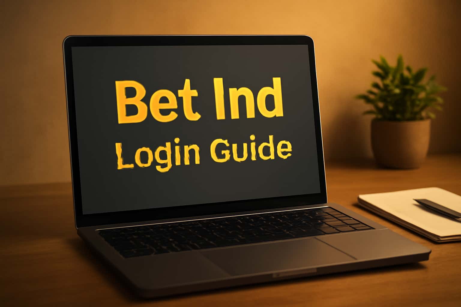 A neutral informational scene showcasing the Bet Ind Login Guide.
