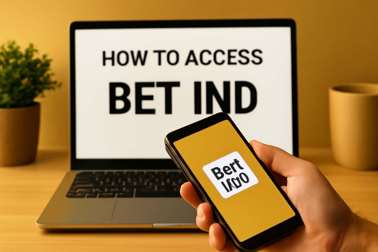 High-tech graphic featuring the phrase 'Bet Ind' in a futuristic design.