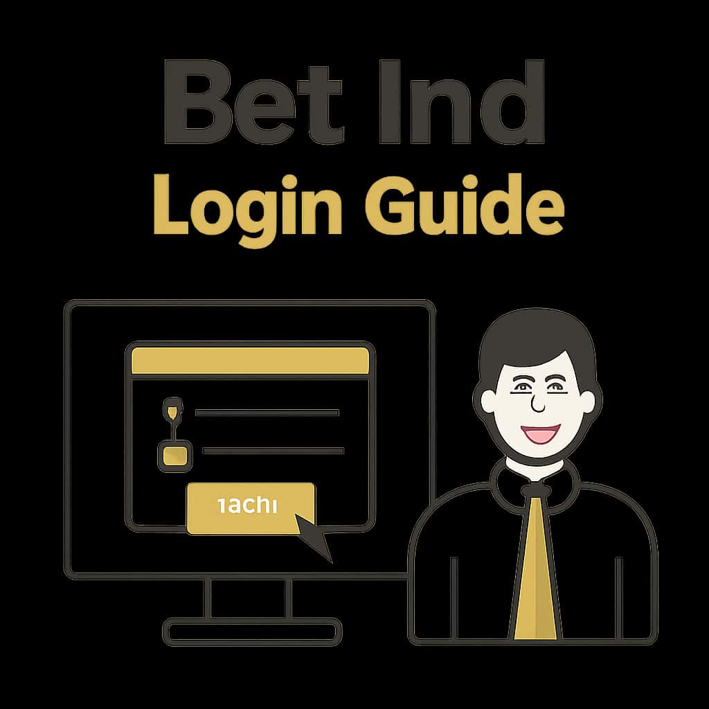 Illustration explaining the Bet Ind Login process.
