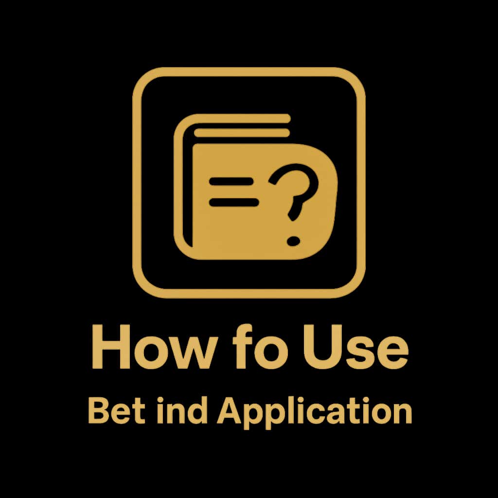 An icon representing the Bet Ind Application functionalities with a clean design.