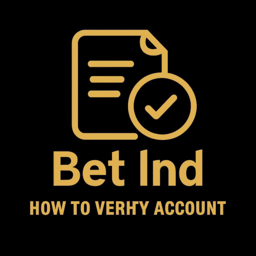 A simple icon depicting the verification process for Bet Ind accounts.